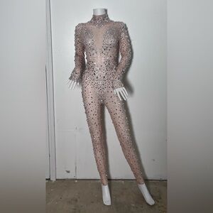 Rhinestone Body Suit